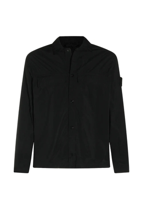 Stone Island logo-patch shirt - Black