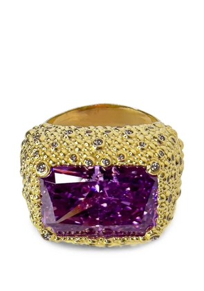Nickho Rey Hilton crystal-embellished ring - Gold