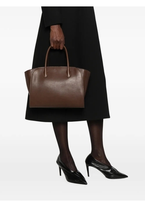 The Row Marlo 12 leather tote bag - Brown