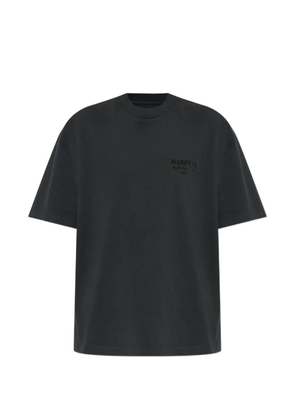 AllSaints Xander logo-embroidered T-shirt - Black