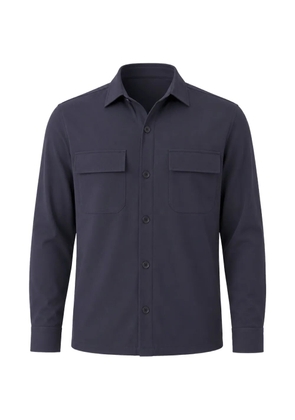 PATRICK ASSARAF button-up shirt jacket - Blue