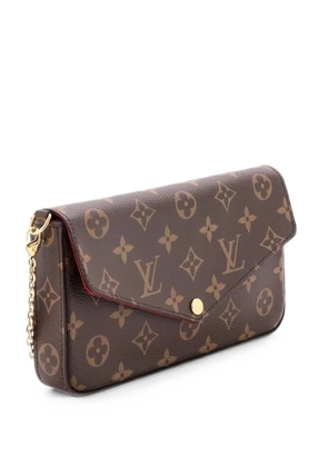Louis Vuitton Pre-Owned Felicie Pochette Monogram Canvas crossbody bag - Brown