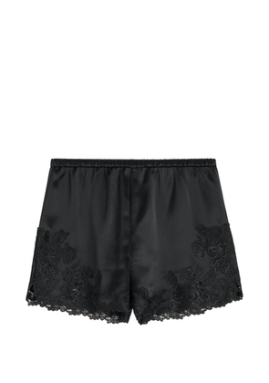 By Malene Birger Eri lace-trim shorts - Black