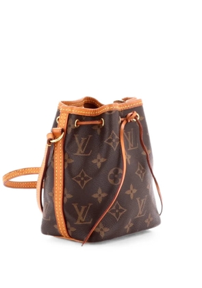 Louis Vuitton Pre-Owned Noe Handbag Monogram Canvas Nano bucket bag - Brown