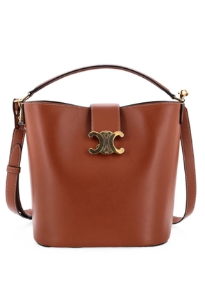 Celine Pre-Owned Louise Bag Leather Medium bucket bag - Brown