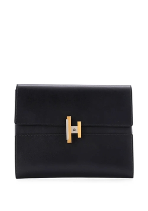 Hermès Pre-Owned Cinhetic Villandry Calfskin clutch bag - Black