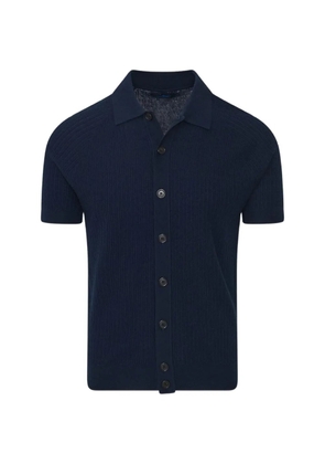 Pya ribbed-knit button-up shirt - Blue