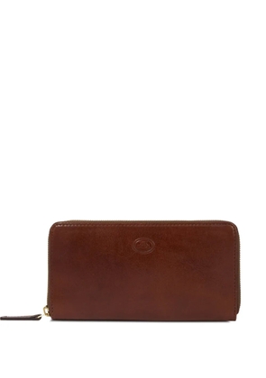The Bridge zip-around leather wallet - Brown