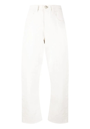 Jil Sander high-waisted tapered jeans - White