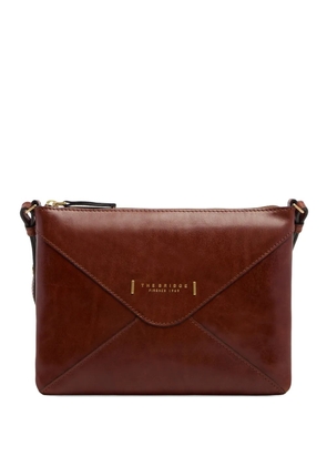 The Bridge Frida envelope-style leather shoulder bag - Brown