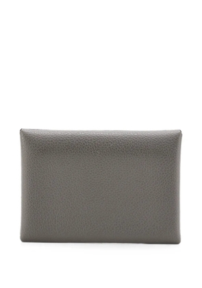Hermès Pre-Owned Calvi Duo Evercolor card holder - Grey