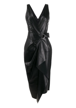 ISABEL MARANT draped D-ring dress - Black