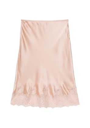 DÔEN Elowette lace-trim skirt - Pink