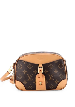 Louis Vuitton Pre-Owned Deauville Handbag Monogram Canvas Mini crossbody bag - Brown