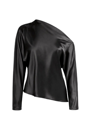 The Sei one-shoulder asymmetric top - Black