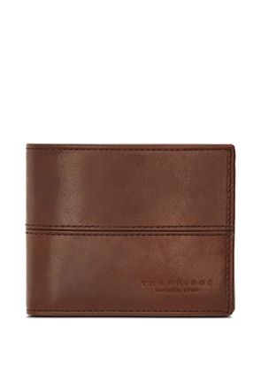 The Bridge Vespucci logo-debossed leather wallet - Brown