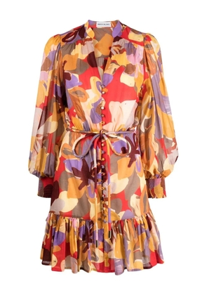Rebecca Vallance Santiago abstract-pattern mini-dress - Multicolour