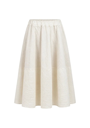 Labo Art Gonna Gea midi skirt - Neutrals
