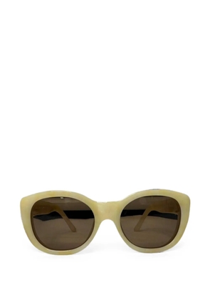 Linda Farrow x Dries Van Noten square-frame sunglasses - Neutrals
