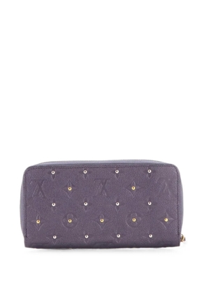 Louis Vuitton Pre-Owned Zippy Wallet Studded Monogram Empreinte Leather small wallets - Grey