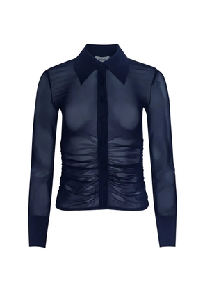 L'Agence Isola mesh shirt - Blue