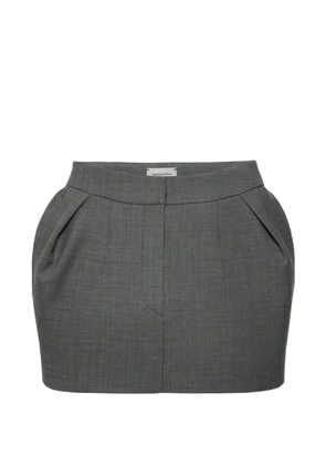 Magda Butrym pleated mini skirt - Grey