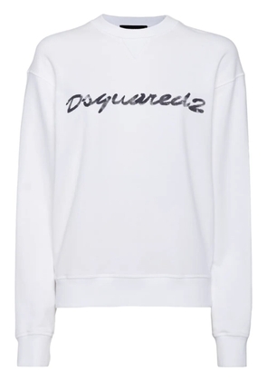 DSQUARED2 cotton sweatshirt - White