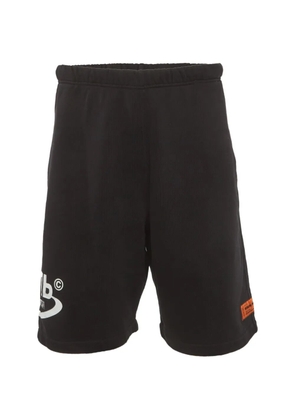 Heron Preston printed cotton shorts - Black