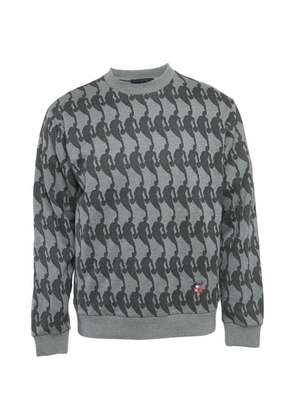 Louis Vuitton Pre-Owned logo-embroidered sweatshirt - Grey