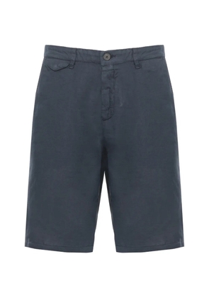 Myths drawstring-waist bermuda shorts - Blue