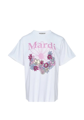 Mardi Mercredi Flowermardi Jardin T-shirt - White