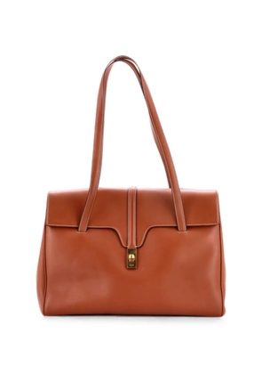Celine Pre-Owned Soft 16 Bag Smooth Calfskin Large shoulder bag - Brown