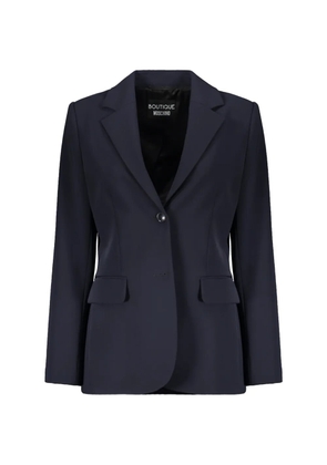 Boutique Moschino single-breasted notched-lapel blazer - Blue