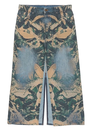 Acne Studios denim midi skirt - Blue