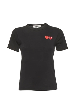 Comme Des Garçons Play heart-embroidered T-shirt - Black