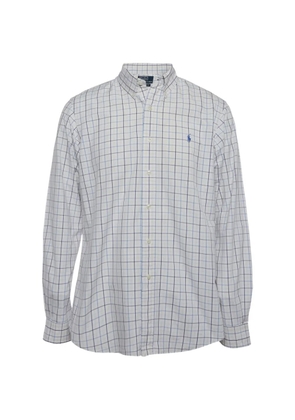 Polo Ralph Lauren Vintage check-pattern long-sleeve cotton shirt - White