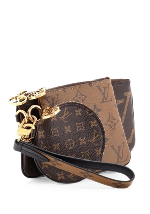 Louis Vuitton Pre-Owned Trio Pouch Set Reverse Monogram Giant clutch bag - Brown