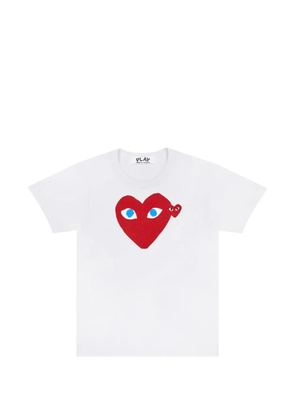 Comme Des Garçons Play Heart-print T-shirt - White