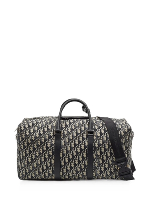 Christian Dior Pre-Owned 2021 50 Lingot Oblique-jacquard duffel bag - Blue