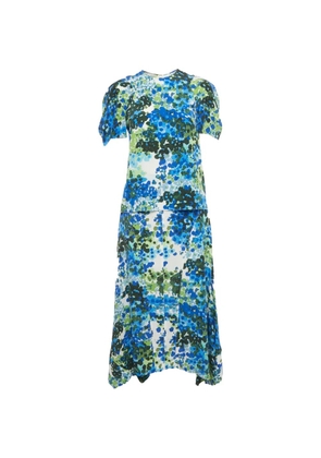 Stella McCartney Pre-Owned Naya floral-print maxi skirt set - Blue