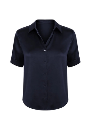 L'Agence Ellah short-sleeved blouse - Blue
