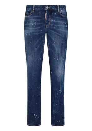 DSQUARED2 paint-splatter jeans - Blue