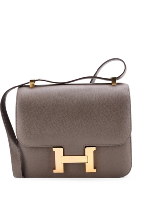 Hermès Pre-Owned Constance Bag Epsom 24 crossbody bag - Grey