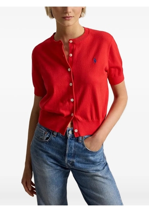 Polo Ralph Lauren logo-embroidered short-sleeve cardigan
