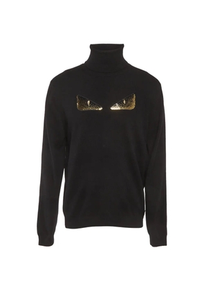 Fendi Pre-Owned Monster Eye sequin sweater - Black