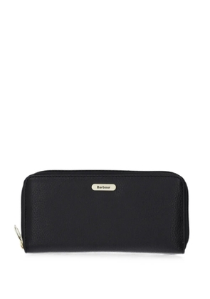 Barbour Birch logo-plaque leather wallet - Black