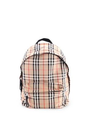 Burberry Pre-Owned Jett Vintage Check Canvas Medium backpack - Brown