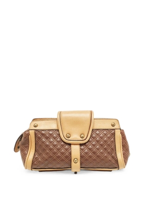 Zac Posen Babs tassel clutch bag - Neutrals