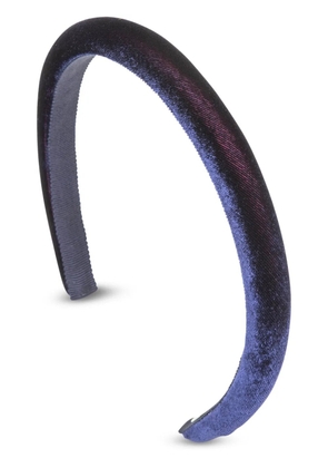 Jennifer Behr Tiana velvet headband - Blue