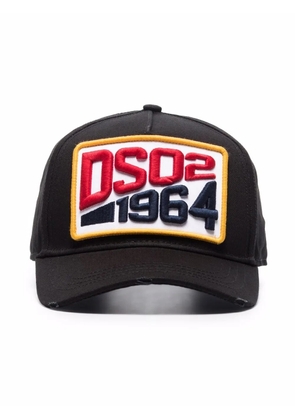 DSQUARED2 1964 logo-patch cap - Black